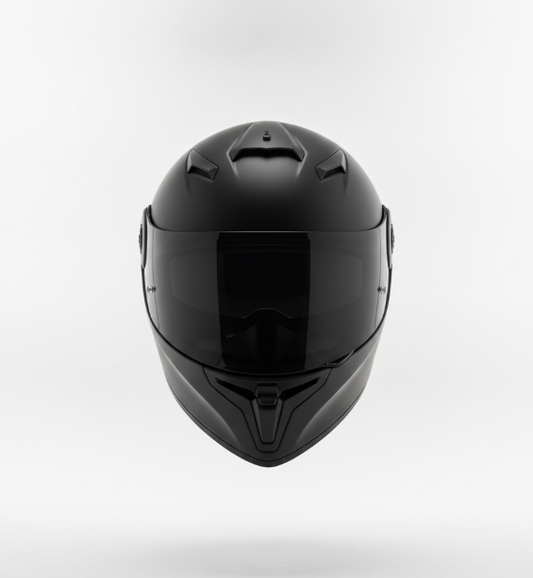 Black Full Face Aerodynamic Helmet