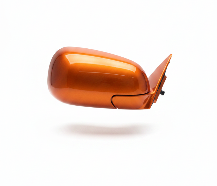 Orange Accent Rearview Mirror Cover